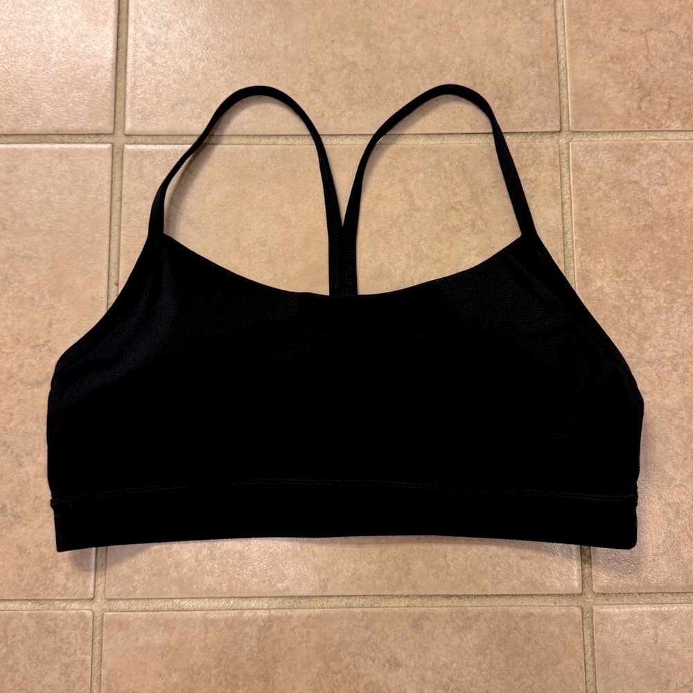 CRZ YOGA Black Strappy Sports Bra